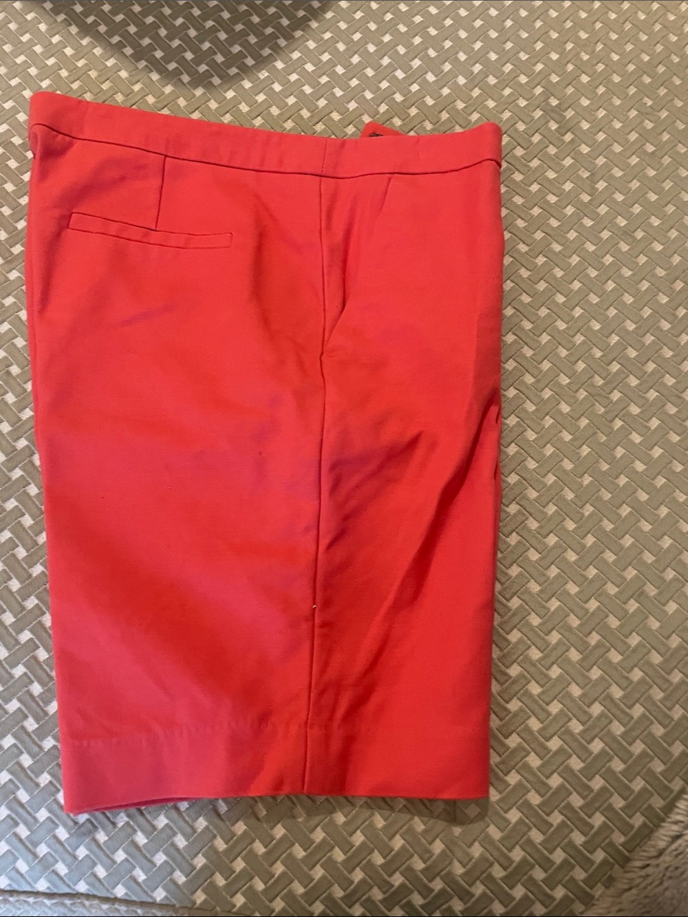 Classic Tailored orange Bermuda Shorts